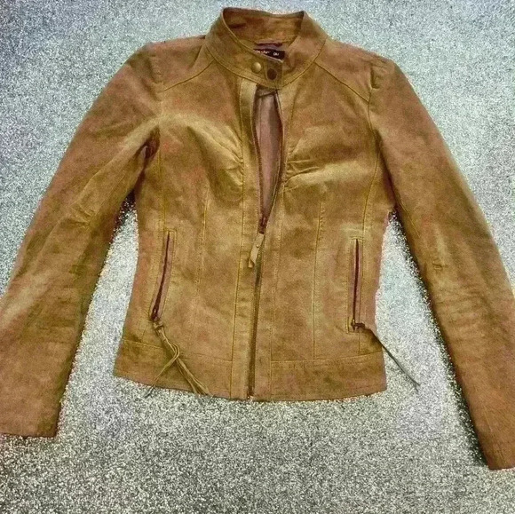 LE CHATEAU  GUENINE SUEDE JACKET - Picture 2 of 8